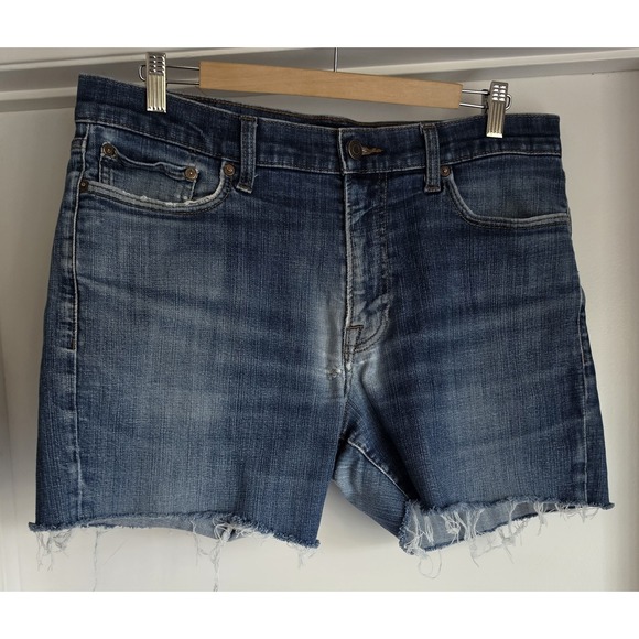 Lucky Brand Pants - Lucky Brand Women's Shorts Size 34 Blue Solid Casual Bermuda Chino